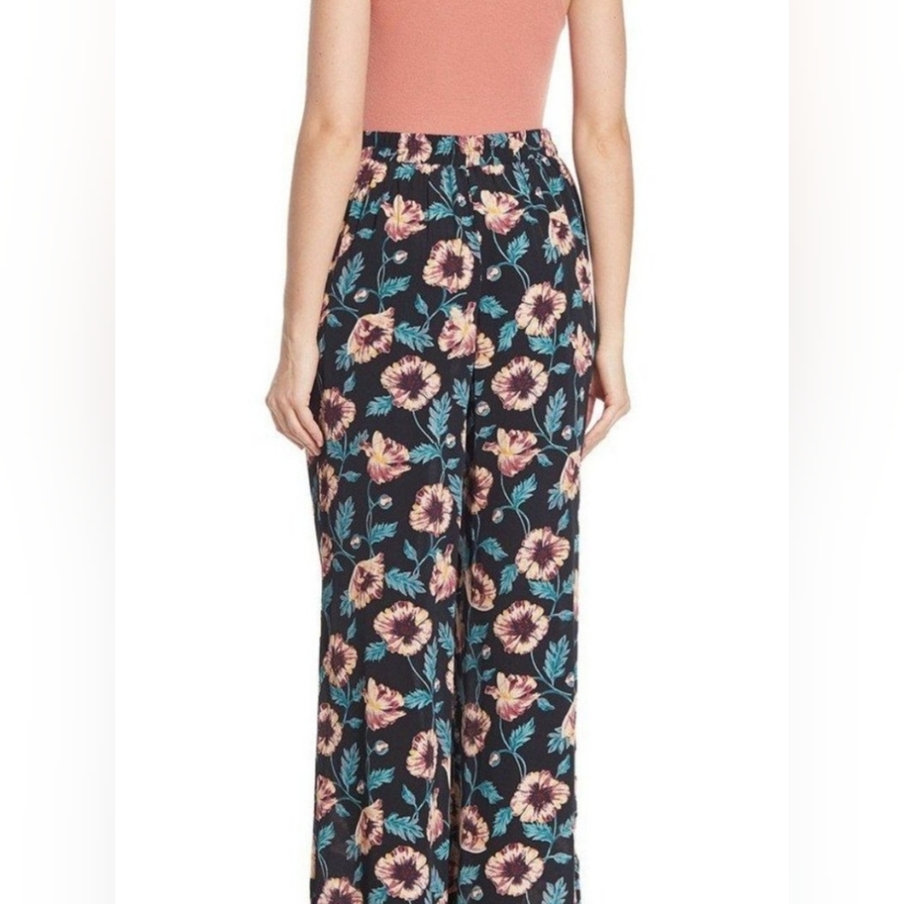 NWT! Chic Spring Resort Floral Women's Boho Relaxed Wide-Leg Ravenel Pant Small - Picture 7 of 15